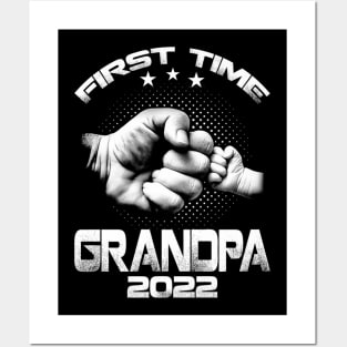 First time grandpa est  funny father's day pre Posters and Art